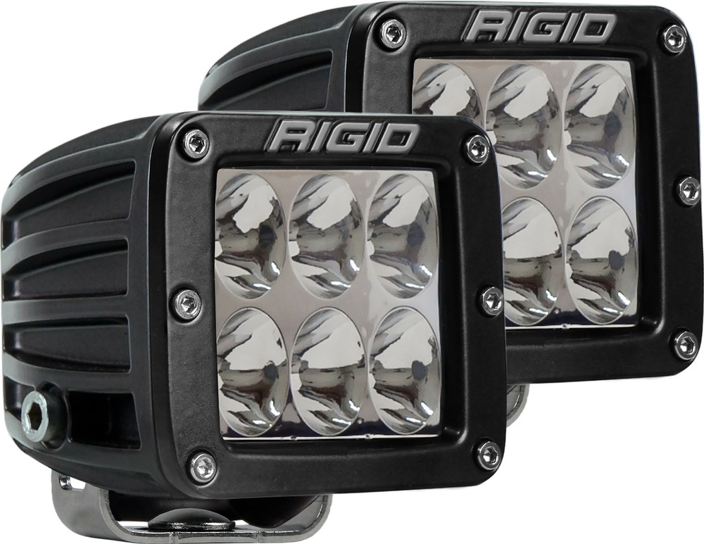 RIGID D-SERIES PRO DRIVING SURFACE MOUNT LED LIGHTS PAIR