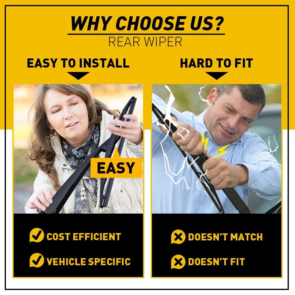 Rear Windshield Back Wiper Arm with Blade For Buick Enclave 2008-2016 15280813 V