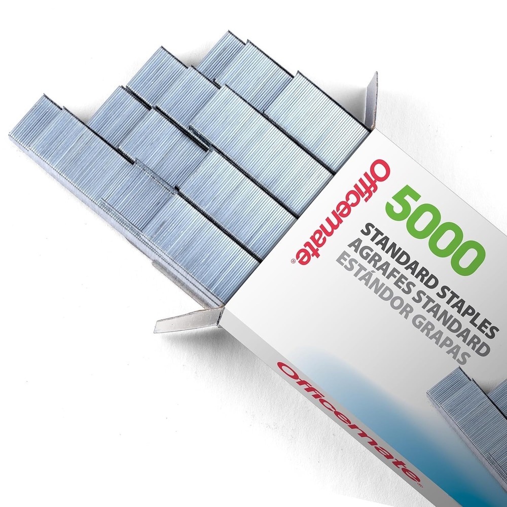 Clean Cut Silver Staples - Chisel Point, 1 Pack with 210 Staples for Efficiency