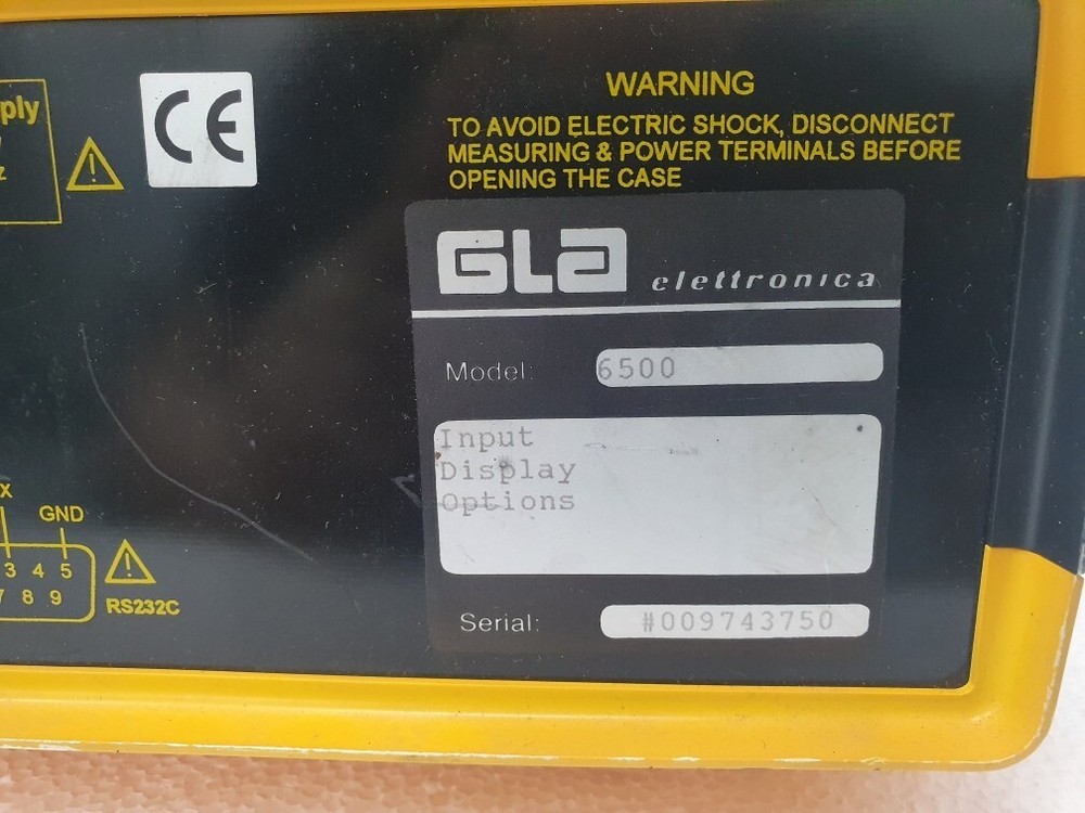 GLA Elettronica 6500 Calibrator