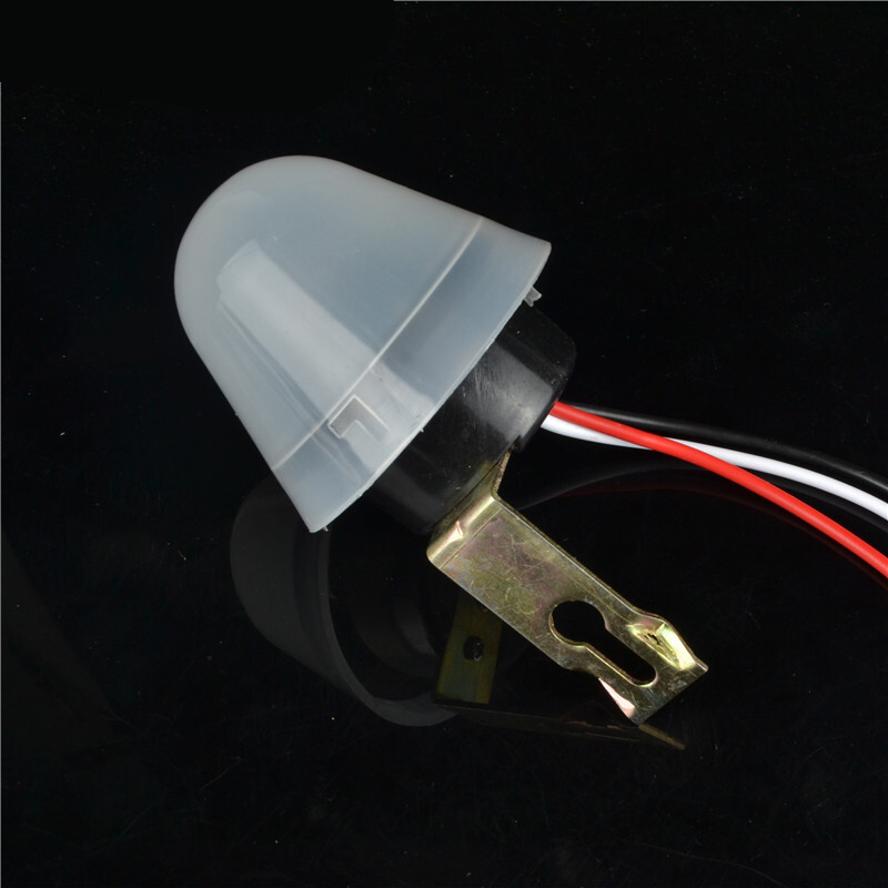 2PCS DC/ AC 12V Auto On Off Light Photocell Switch Control Dark to Dawn Sensor
