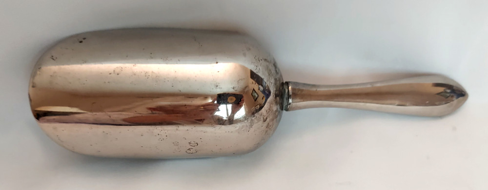 Vintage Ice Sugar Candy Scoop 8.5” Silver Toned Silverware Barware Kitchen