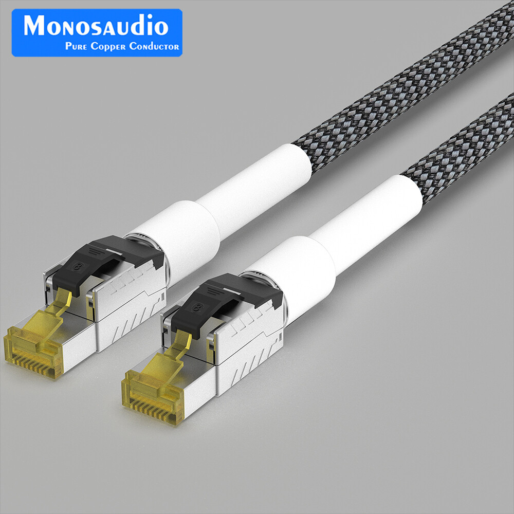 OFC Copper Ethernet Cable Cat8 Speed Lan Cable CAT8 RJ45 Network Patch Cable