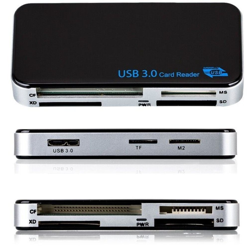 Card USB Reader Memory 3.0 Adapter Micro for Reader, CF/TF/SD/Micro SD/XD/M2/MS