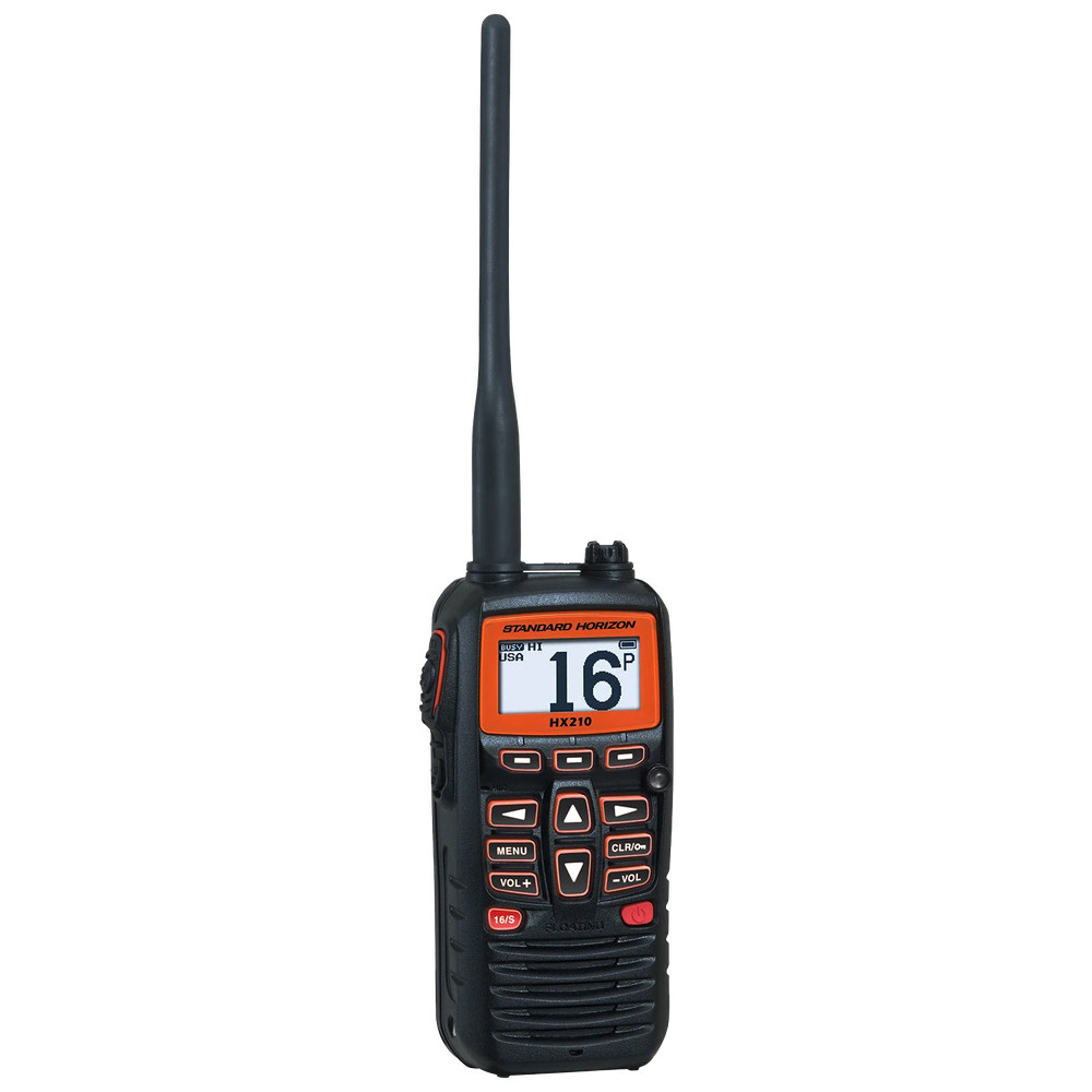 Standard Horizon Hx210 6w Floating Handheld Marine Vhf Transceiver