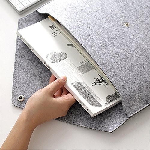 Document Holder-Felt Folder Expanding File Folder Paper Portfolio Case Letter