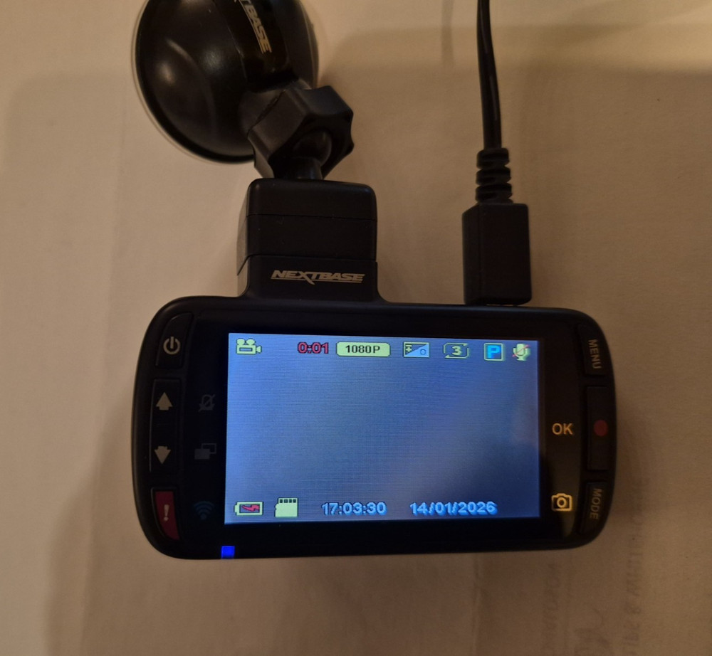 Nextbase 312GW WiFi GPS Front Dashcam Camera