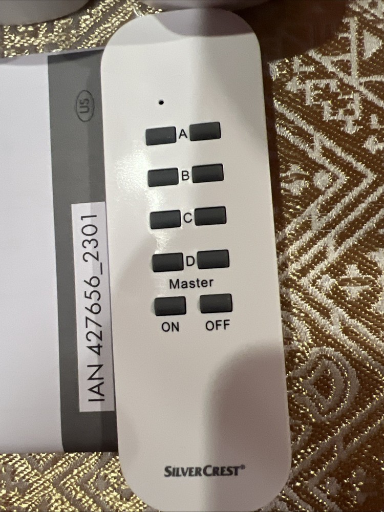 SilverCrest Indoor Wireless Socket Set - Up To 40m Range / 5 Piece Set