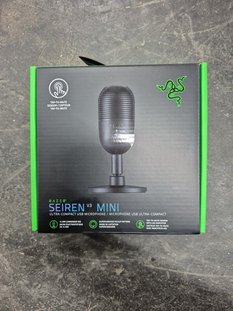 ⚡ Razer Seiren V3 Mini Ultra-Compact USB Microphone NIB