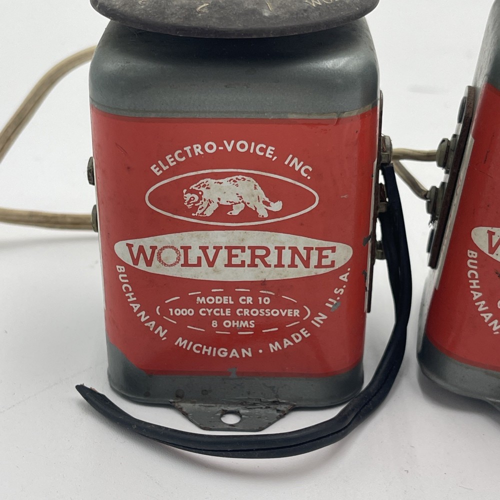 2x Electrovoice EV wolverine crossover model CR-10