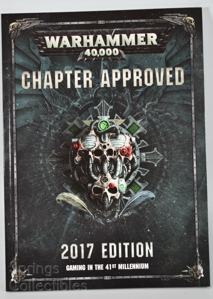 GW Citadel Warhammer 40k Chapter Approved 2017