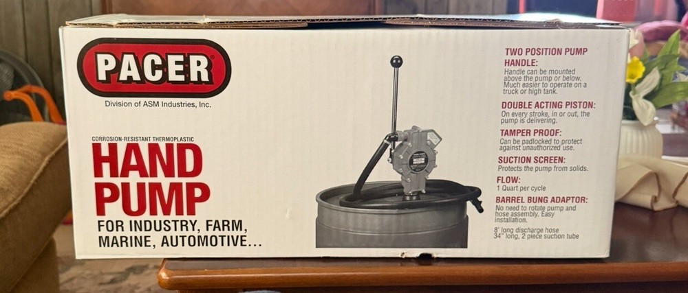 Pacer Corrosion-Resistant Thermoplastic Hand Pump