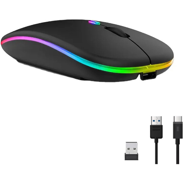 NEW WIRED USB OPTICAL MOUSE FOR PC LAPTOP COMPUTER ANDROID BOX SCROLL RGB LED UK