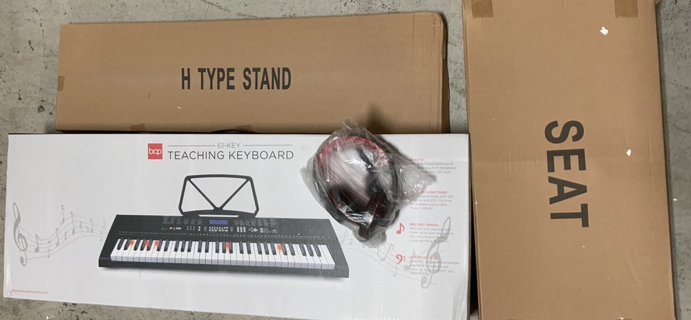 🔰 Best Choice 61-key Beginners Complete Electronic Piano Set W/lcd Screen🆕