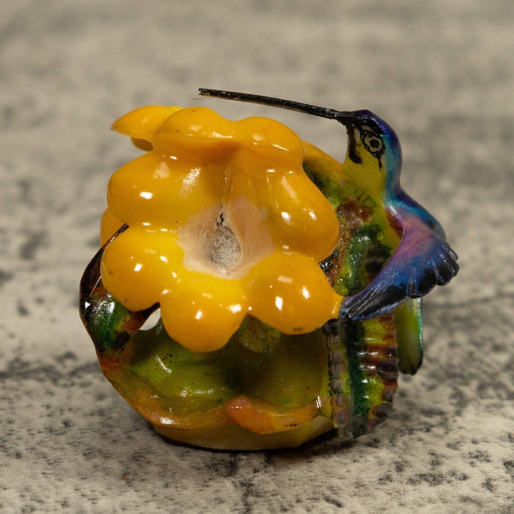 Hummingbird Tagua Carving