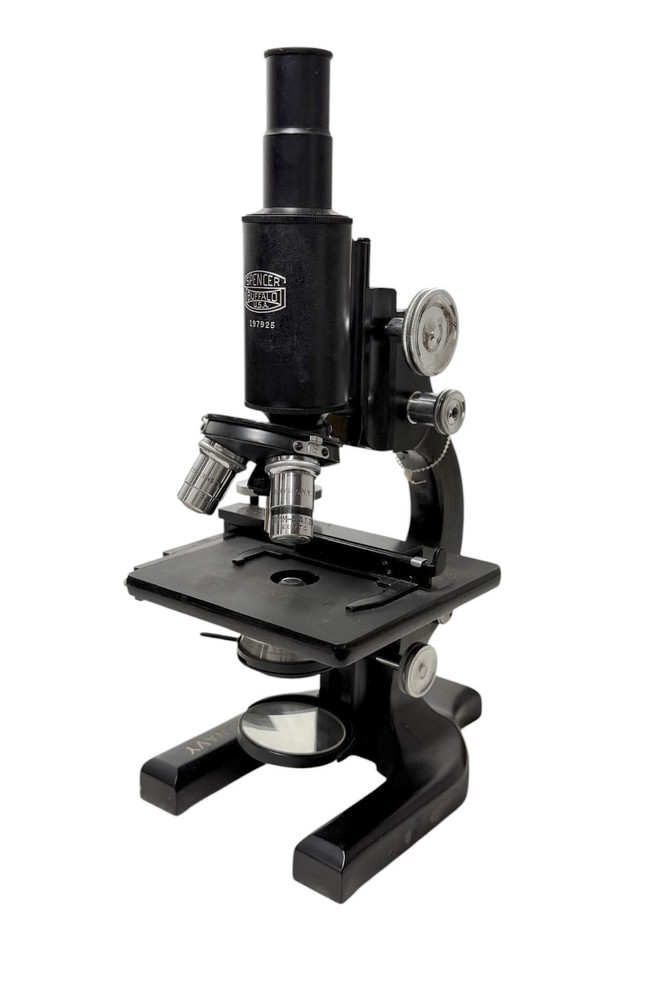 Vintage Spencer Buffalo USA Microscope