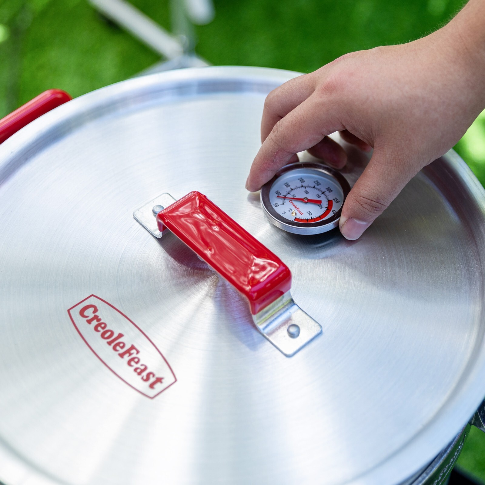 Creole Feast 30 Qt. Turkey Deep Fryer Pot Outdoor BBQ Cooker Thanksgiving Day