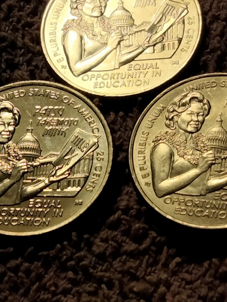 2024 P Patsy Mink Takemoto Quarter Weird Stamp Or Misplaced O