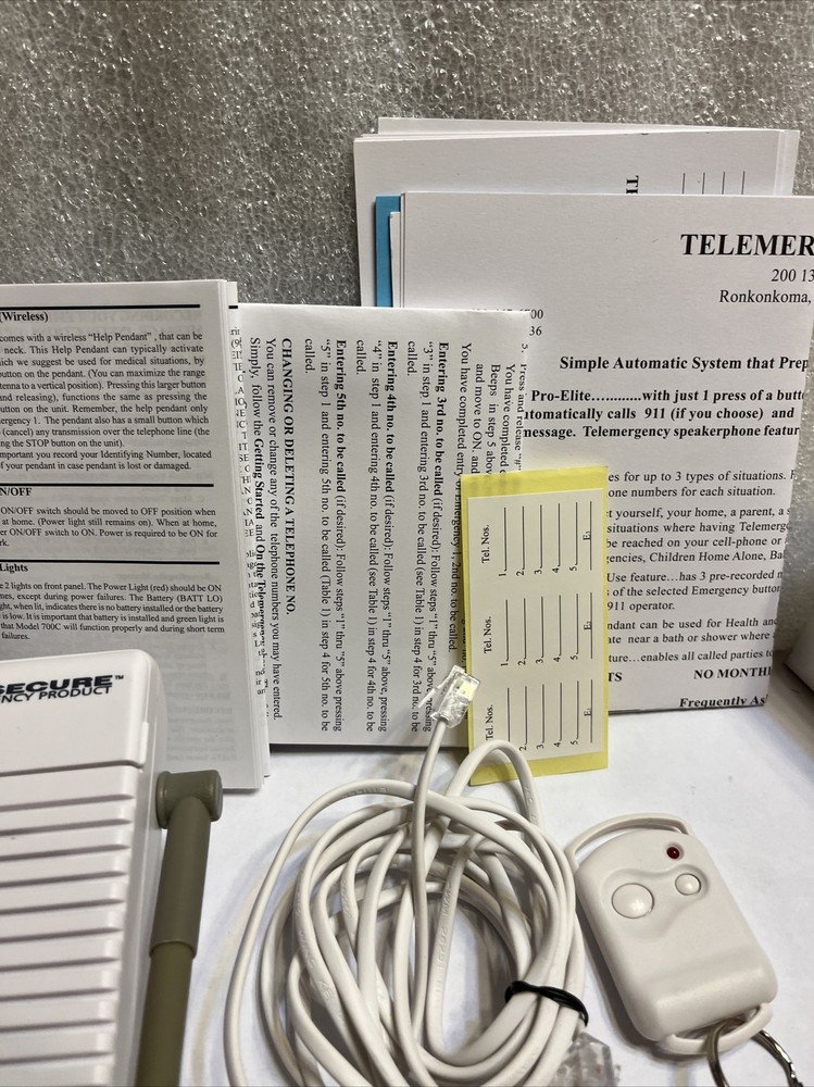 Telemergency Pro Emergency Phone Elite Model 700C