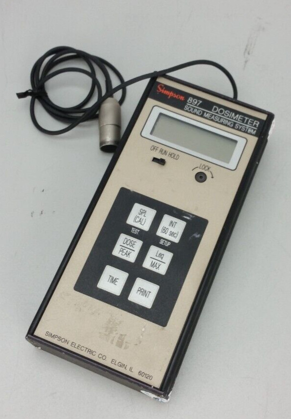 AS-IS  Simpson Model 897 Sound Measuring System   NO RETURN