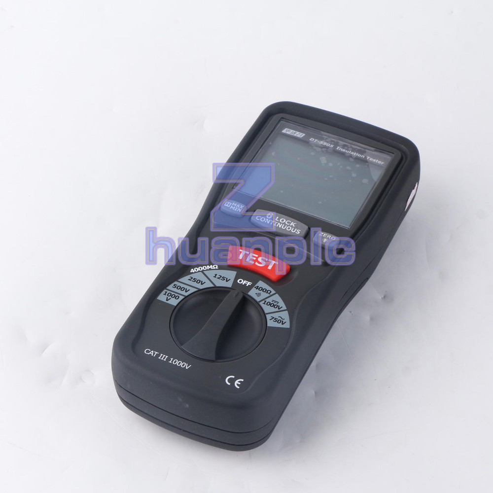 ONE NEW CEM DT-5505 Insulation Testers Large Dual Display with Backlight