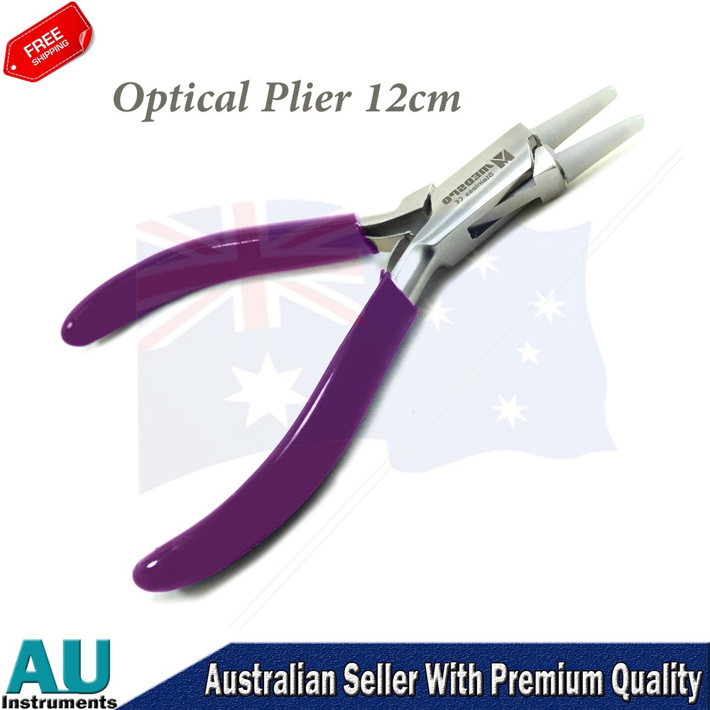 Plastic Jaws Flat Nose Pliers With Nylon Jaws Optical Tools