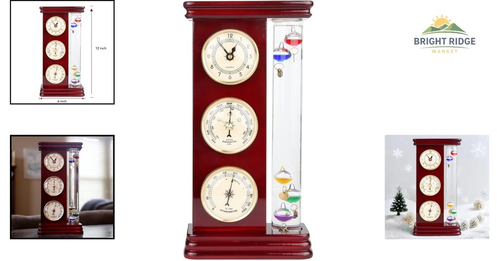 Multi-Functional Weather Station with Temperature, Humidity, and Time Display