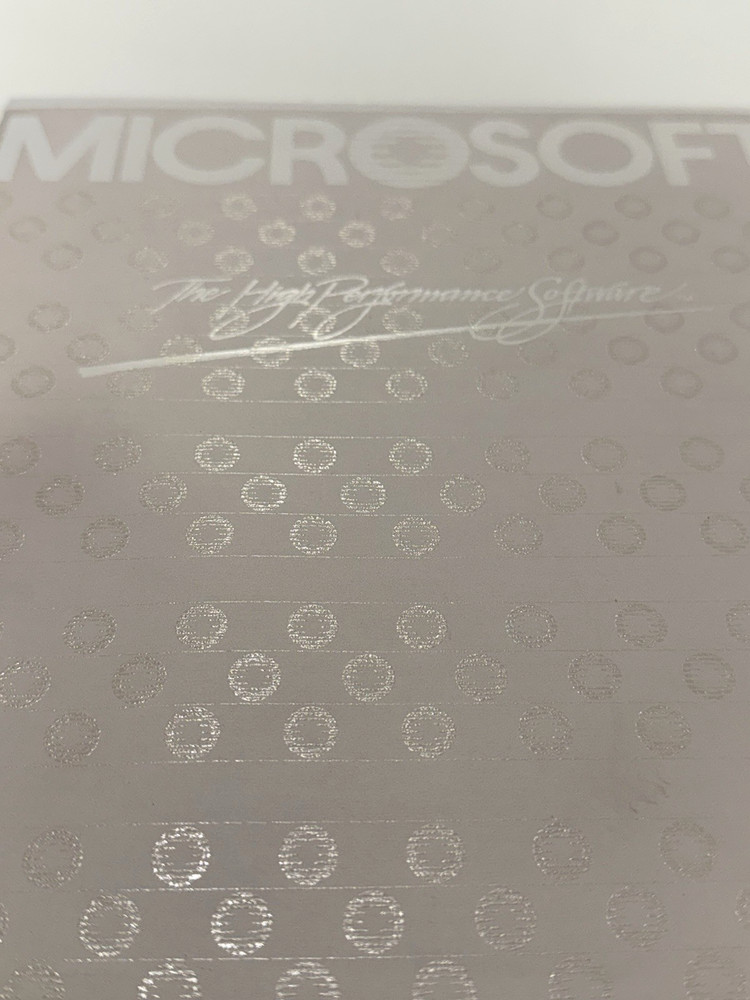 Microsoft Macro Assembler MS-DOS Version 4 Manual, Software, Acrylic Case 1984