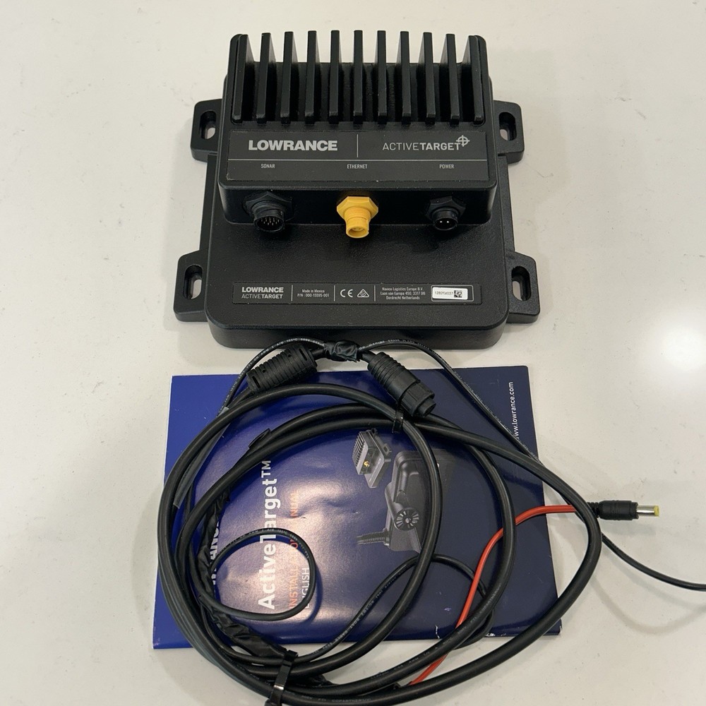 Lowrance Active Target 1 Sonar System with Transducer And Modules And Cables
