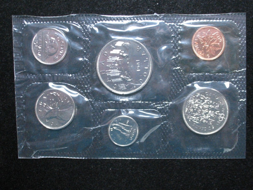 1981 CANADA PROOFLIKE MINT SET * WITH ORIGINAL MINT PACKAGING *
