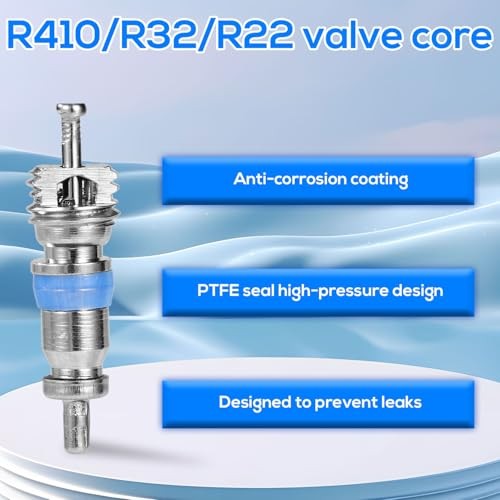 50pcs Air Conditioner Valve Core, Premium HVAC Valve Stem Core Replacements