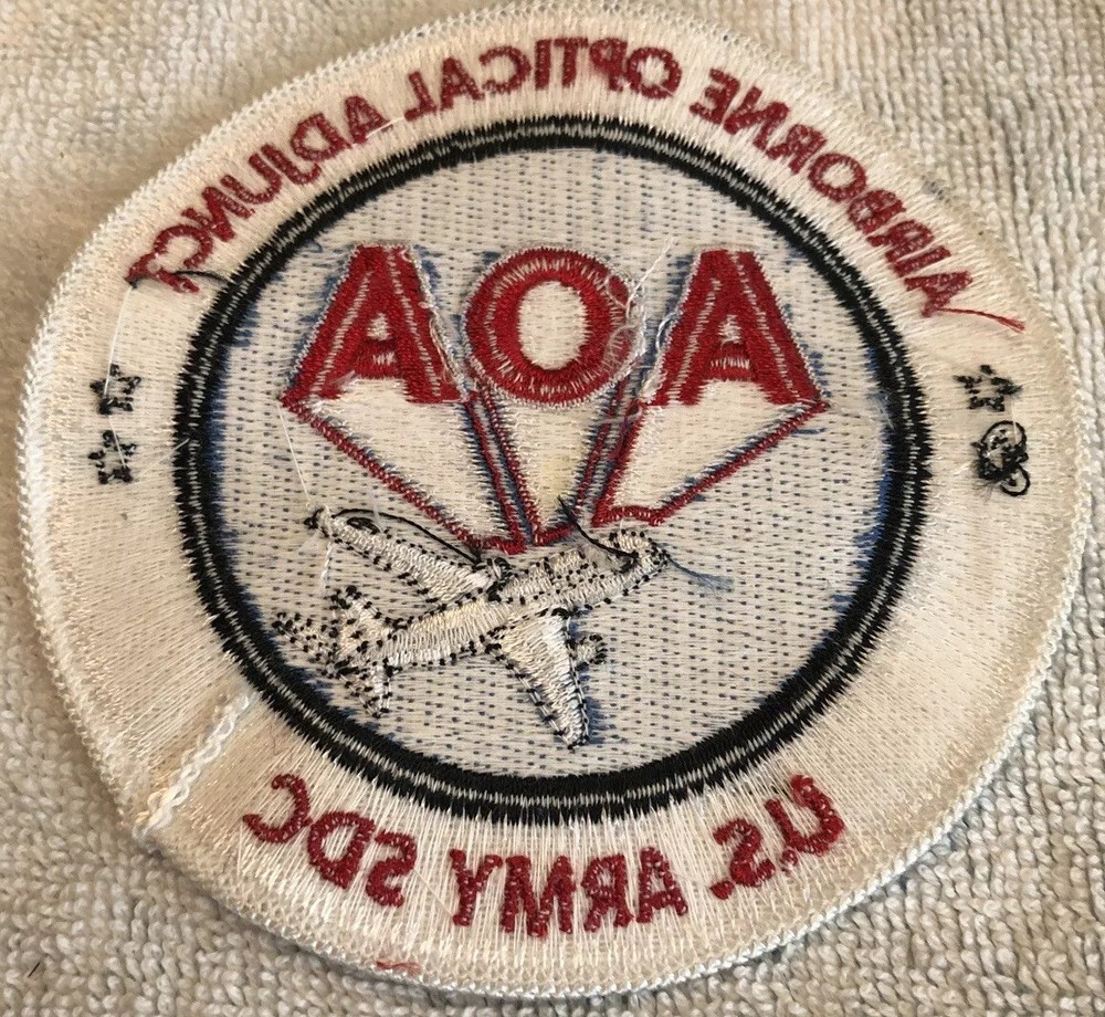 Original Vintage, AIRBORNE Optical Adjunct AOA, US Army Flight Patch