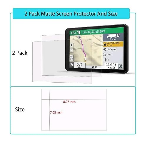 2 Pack Universal Trimmable Anti-Glare Matte Screen Protector for All Mini