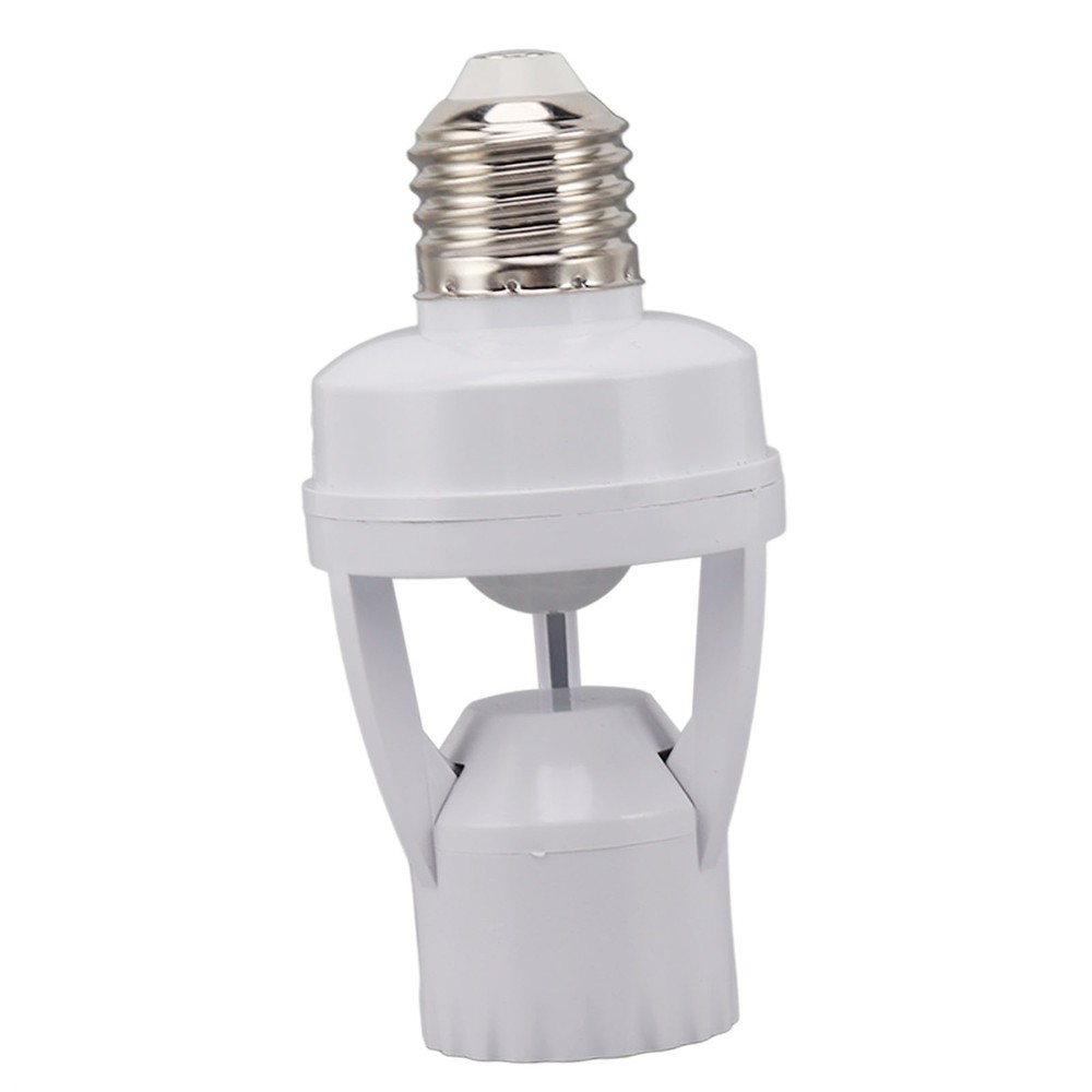 Motion Sensor Light Socket Automatic Nighttime On Off For Basement