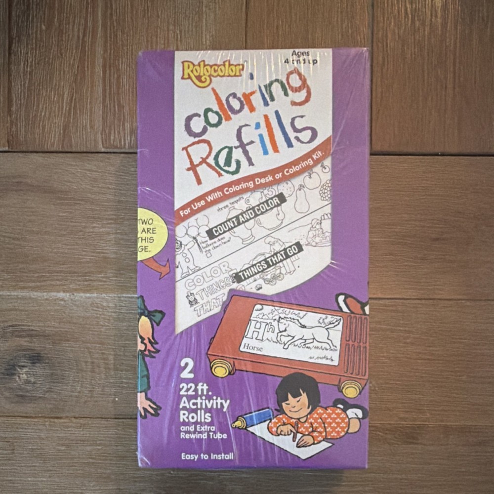 Rolocolor Coloring Refills Series E 92205 2 x 22 ft Activity Rolls