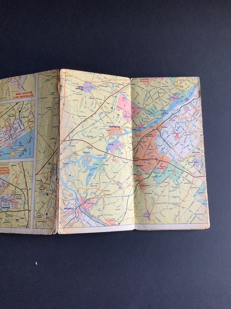 1971-72 Sunoco Pennsylvania Road Map