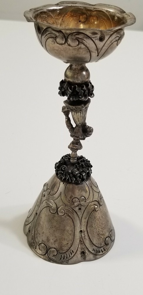 ANTIQUE CONTINENTAL STERLING SILVER WEDDING CUP