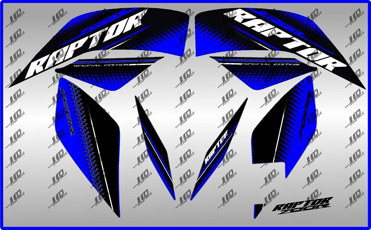 2020 YAMAHA RAPTOR 700R SE full graphics kit  THICK AND HIGH  GLOSS