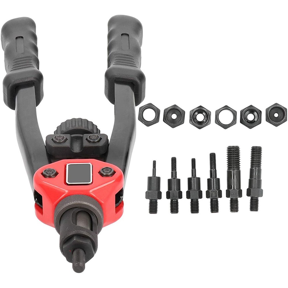 13'' Rivet Gun Kit Rivnut Thread Setting Tool Nut Setter NutSert Metric 60PC Nut