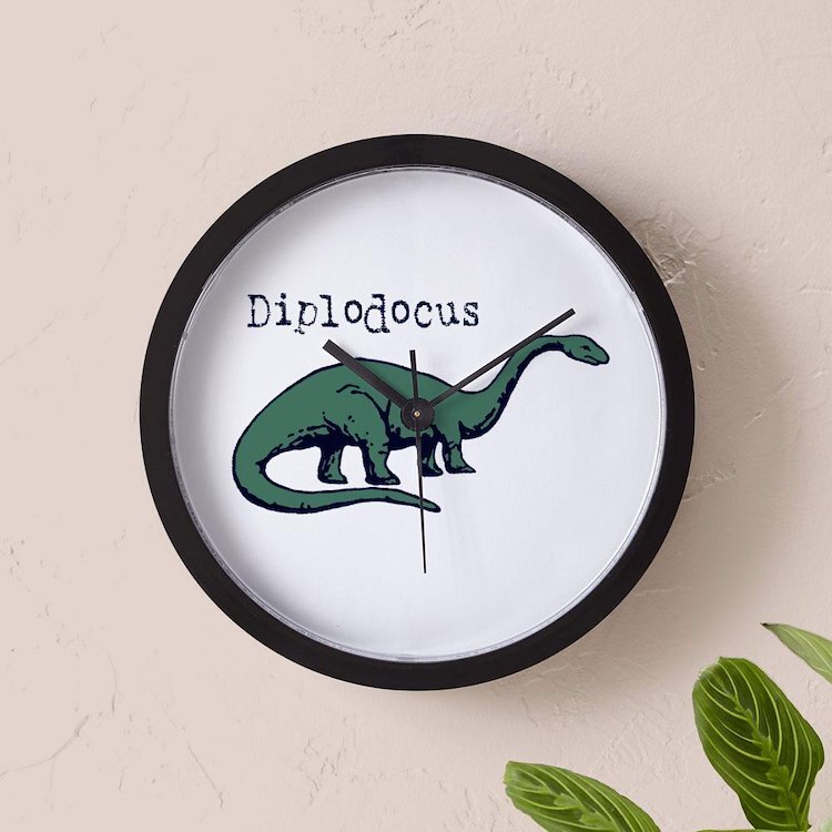 CafePress Diplodocus 10" Wall Clock (202752155)