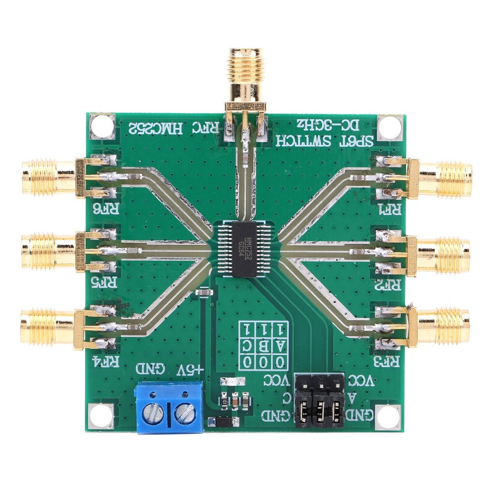 HMC252 DC-3GHz Non-Reflective RF Switch Module Single-Pole 6 Throw Switch C