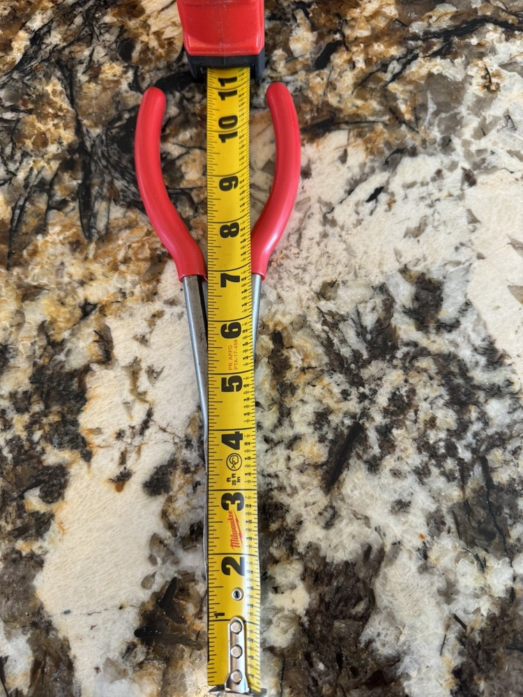Mac Tools 11” Duck Bill Pliers RED Spring-Loaded Long Handles