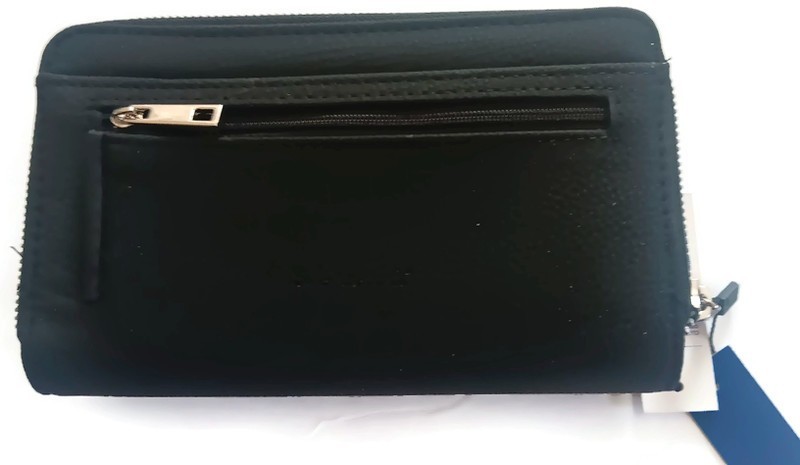 My Big Fat Premium Wallet,Black/ Silver Hardware, RFID Blocking