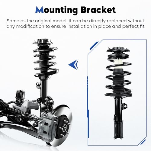 Front Complete Struts Assembly w/Coil Spring Shock Absorber Compatible with