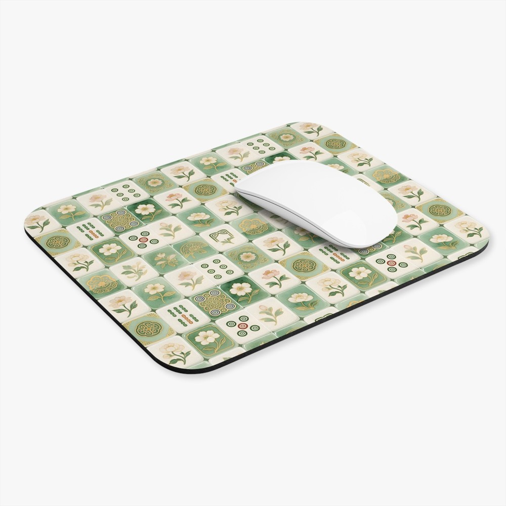 Decorative Mah Jongg Mouse Pad For Work Or Gaming, Desk Accessory