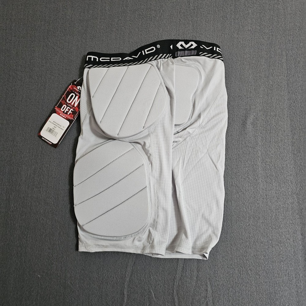 Mcdavid Rival Integrated Small 5-Pad Girdle Gray Padded Shorts