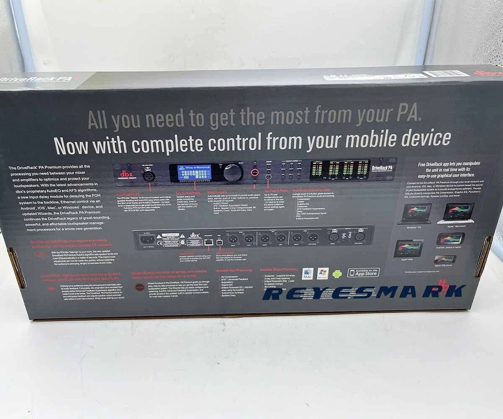 New DBX DriveRack PA2 Complete Loudspeaker Management System