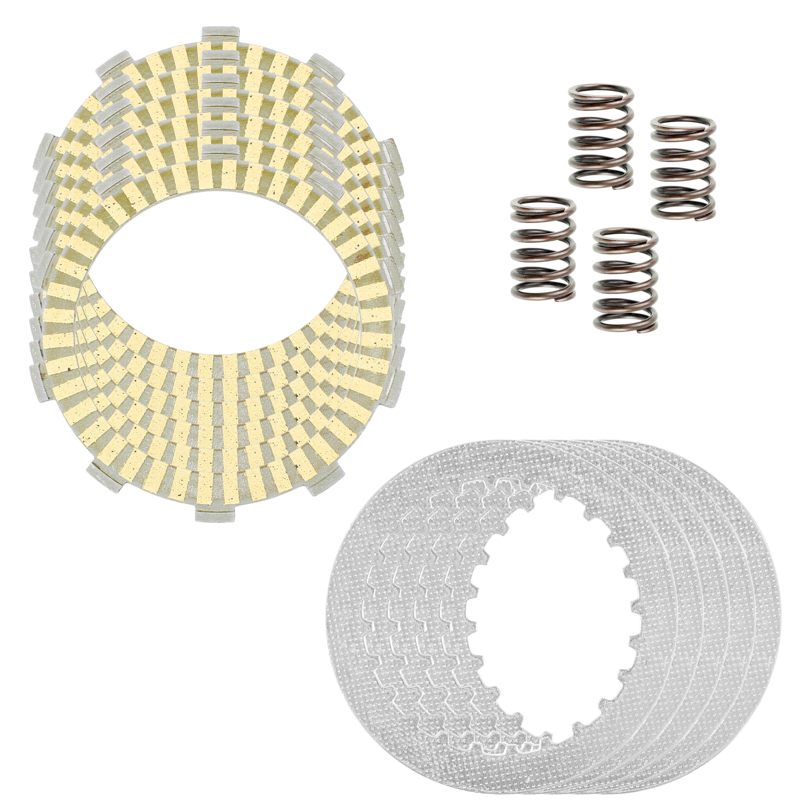 Clutch Friction Steel Plates Kit for Honda TRX350TM Rancher 350 2x4 2000 - 2006