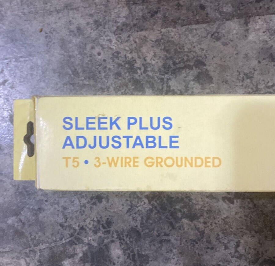 SLEEK PLUS ADJUSTABLE T5 3-WIRE GROUNDED 7/8"W x 1-3/4"H