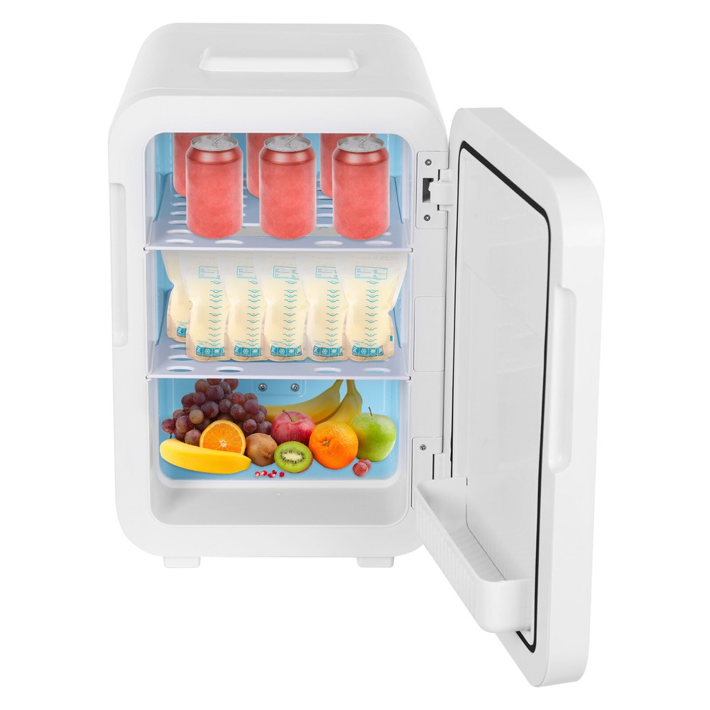 20L Mini Fridge Multifunctional Semiconductor Refrigeration Fridge Countertop US